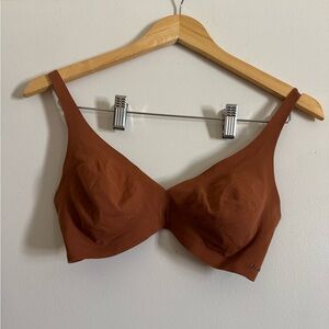 Skims plunge seamless Bralette bronze